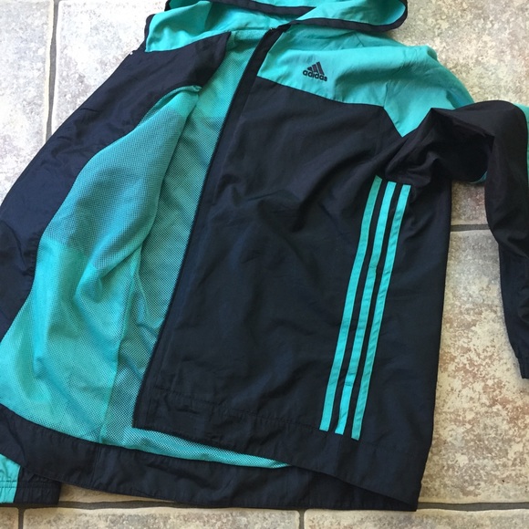 /// Adidas Turquoise Windbreaker - Picture 5 of 7